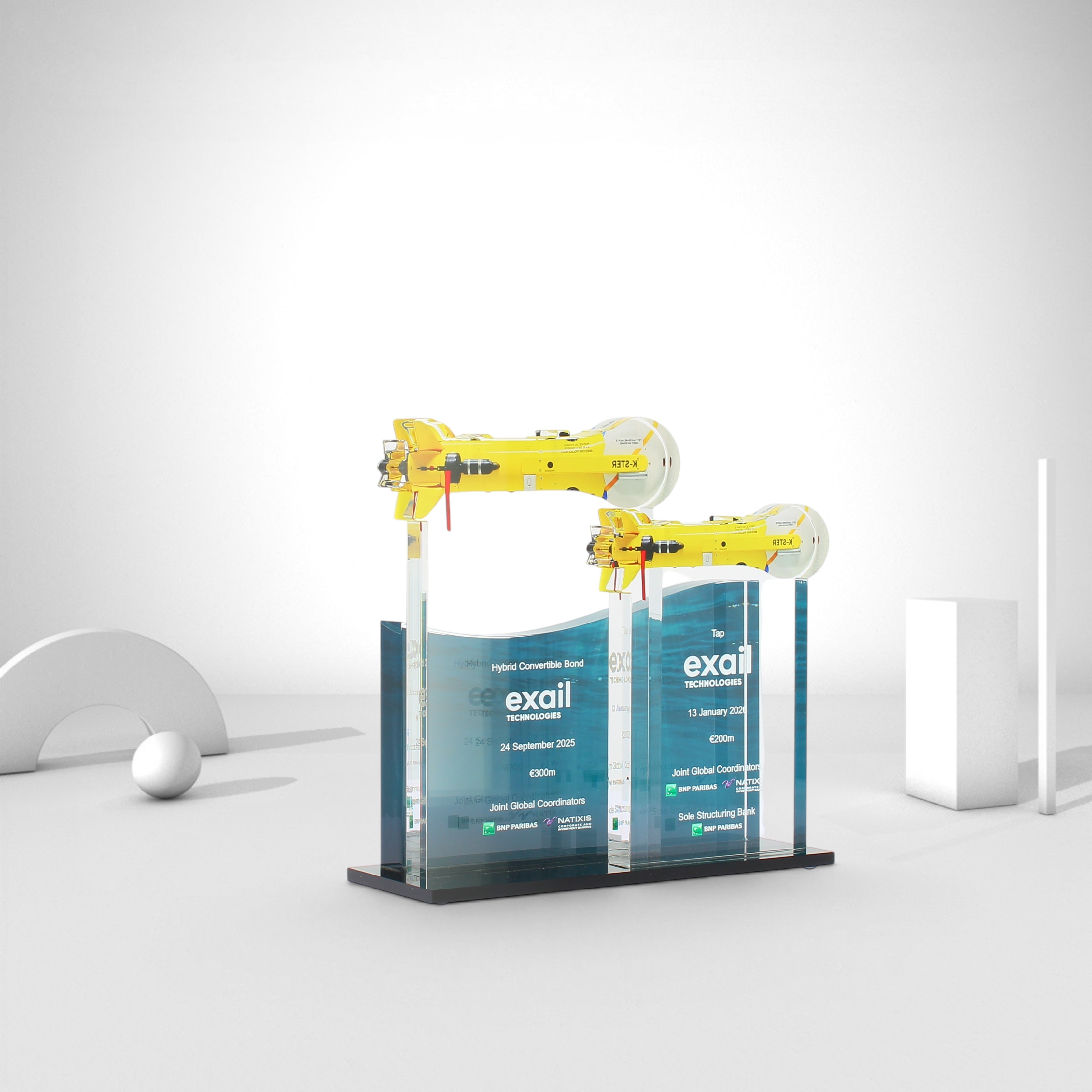 Tombstone Exail Technologies — obligation hybride convertible €300M — BNP Paribas — 2026