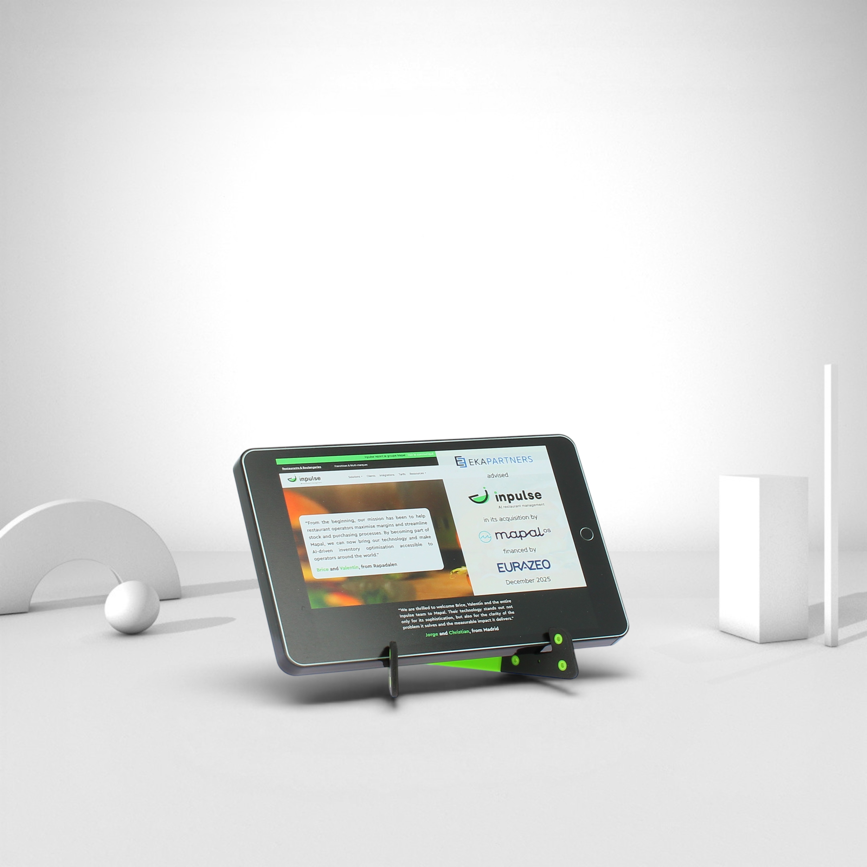 Tombstone Inpulse — acquisition par Mapal — Eka Partners — 2026