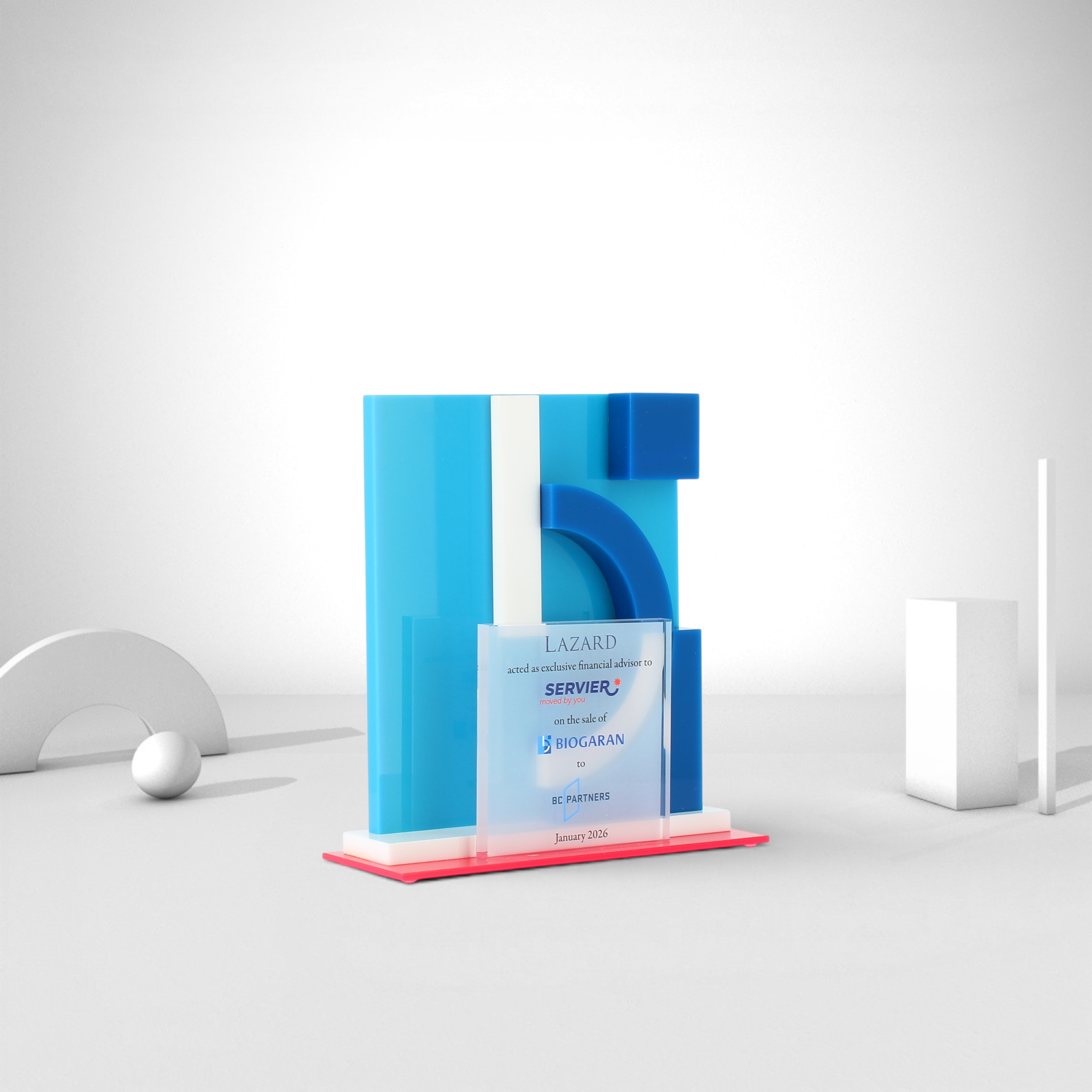 Tombstone Biogaran — cession à BC Partners — Lazard — 2026