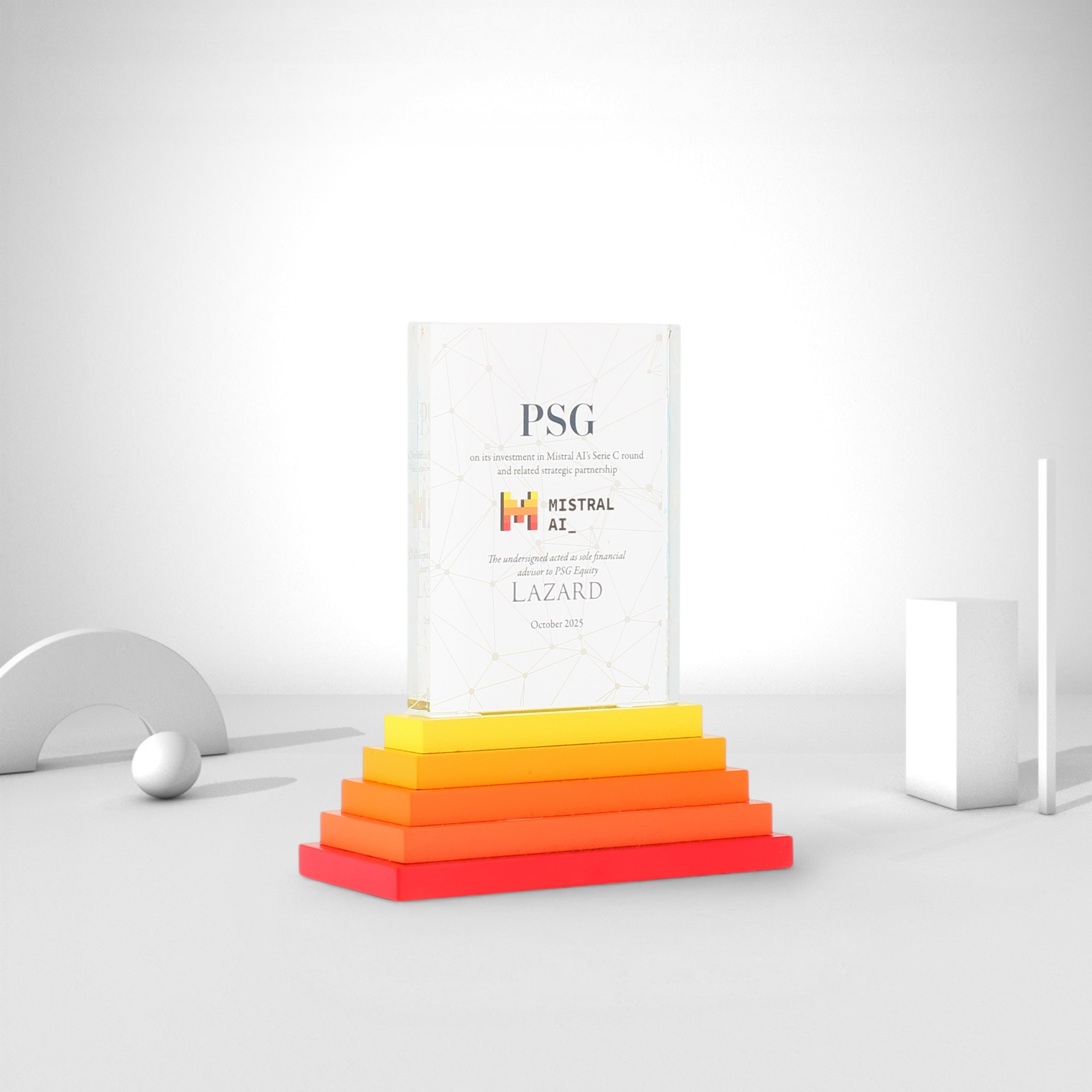 Tombstone Mistral AI — Série C — Lazard — 2026