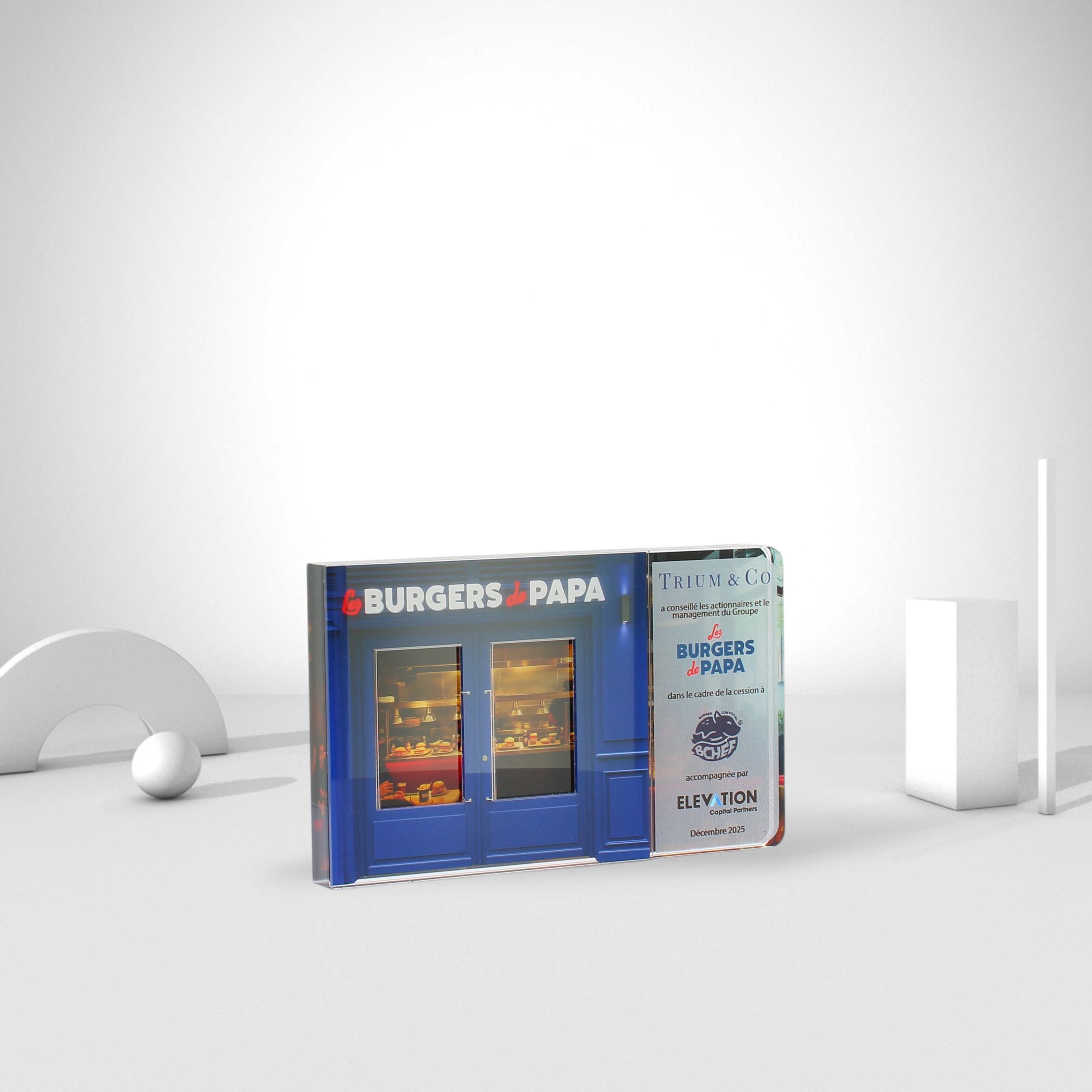 Tombstone Les Burgers de Papa — cession — Trium & Co — 2026